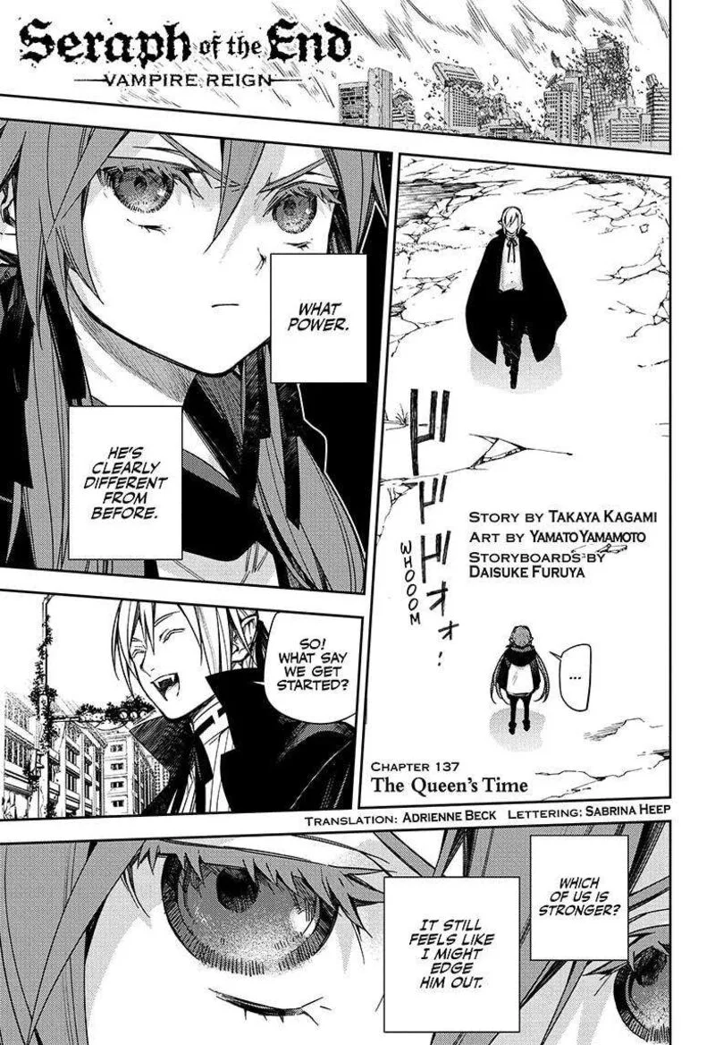 Owari no Seraph Chapter 137 page 1