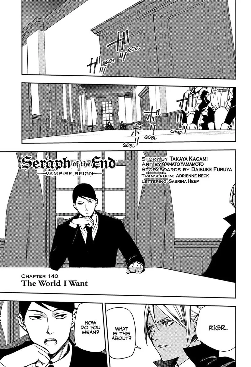Owari no Seraph Chapter 140 page 1