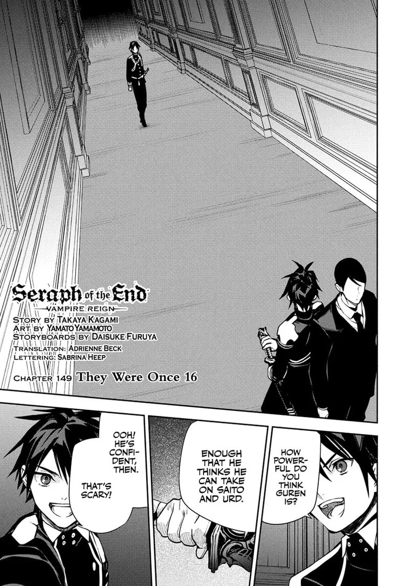 Owari no Seraph Chapter 149 page 1