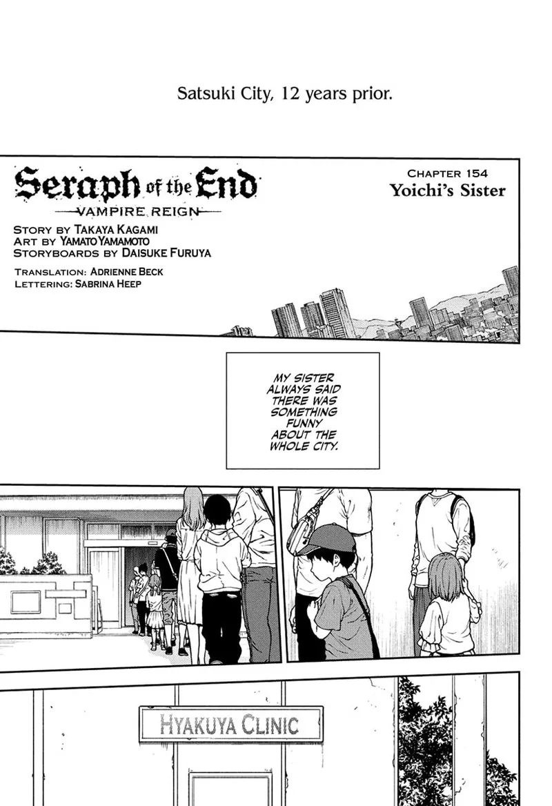 Owari no Seraph Chapter 154 page 1