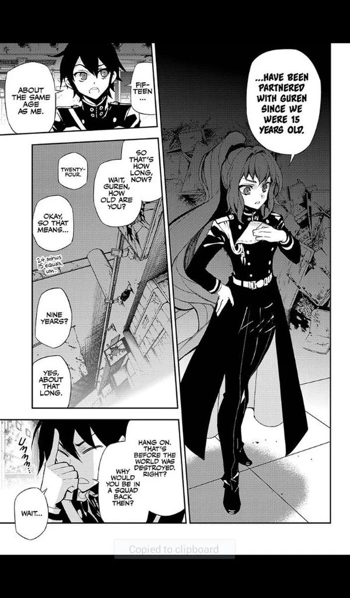 Owari no Seraph Chapter 25 page 22