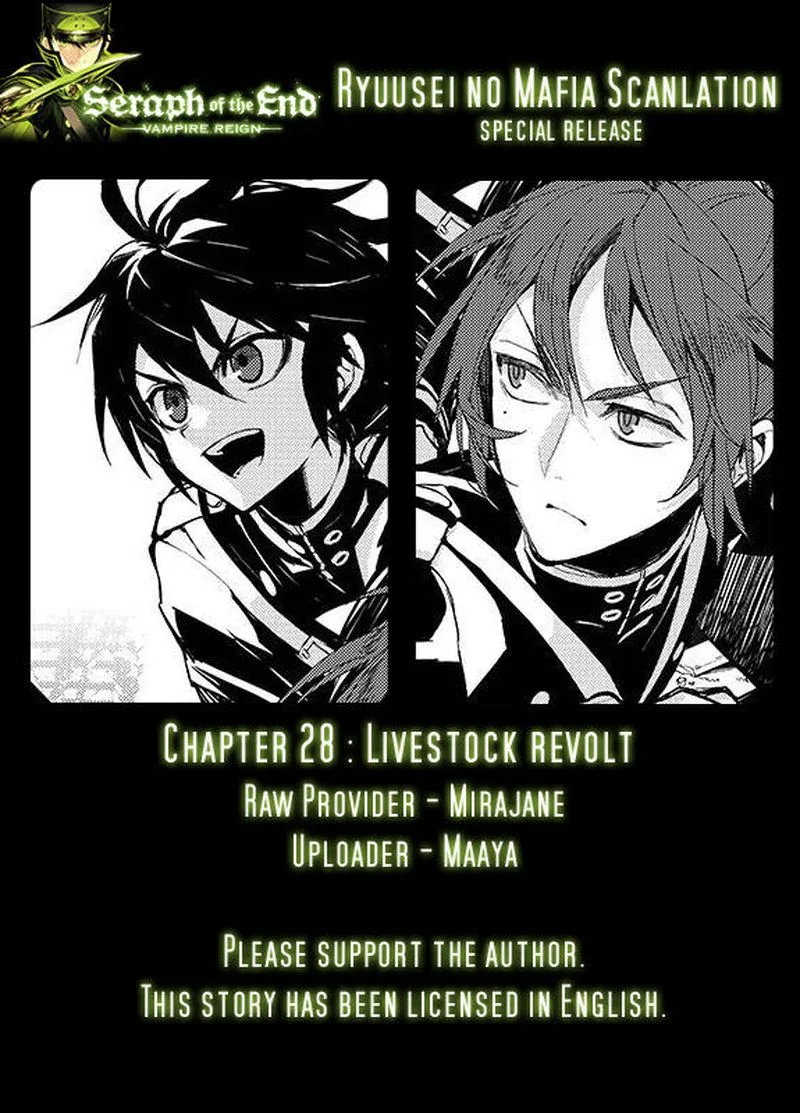 Owari no Seraph Chapter 28 page 1
