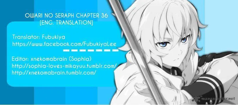 Owari no Seraph Chapter 36 page 1