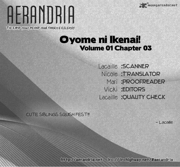 Oyome ni Ikenai! Chapter 3 page 2