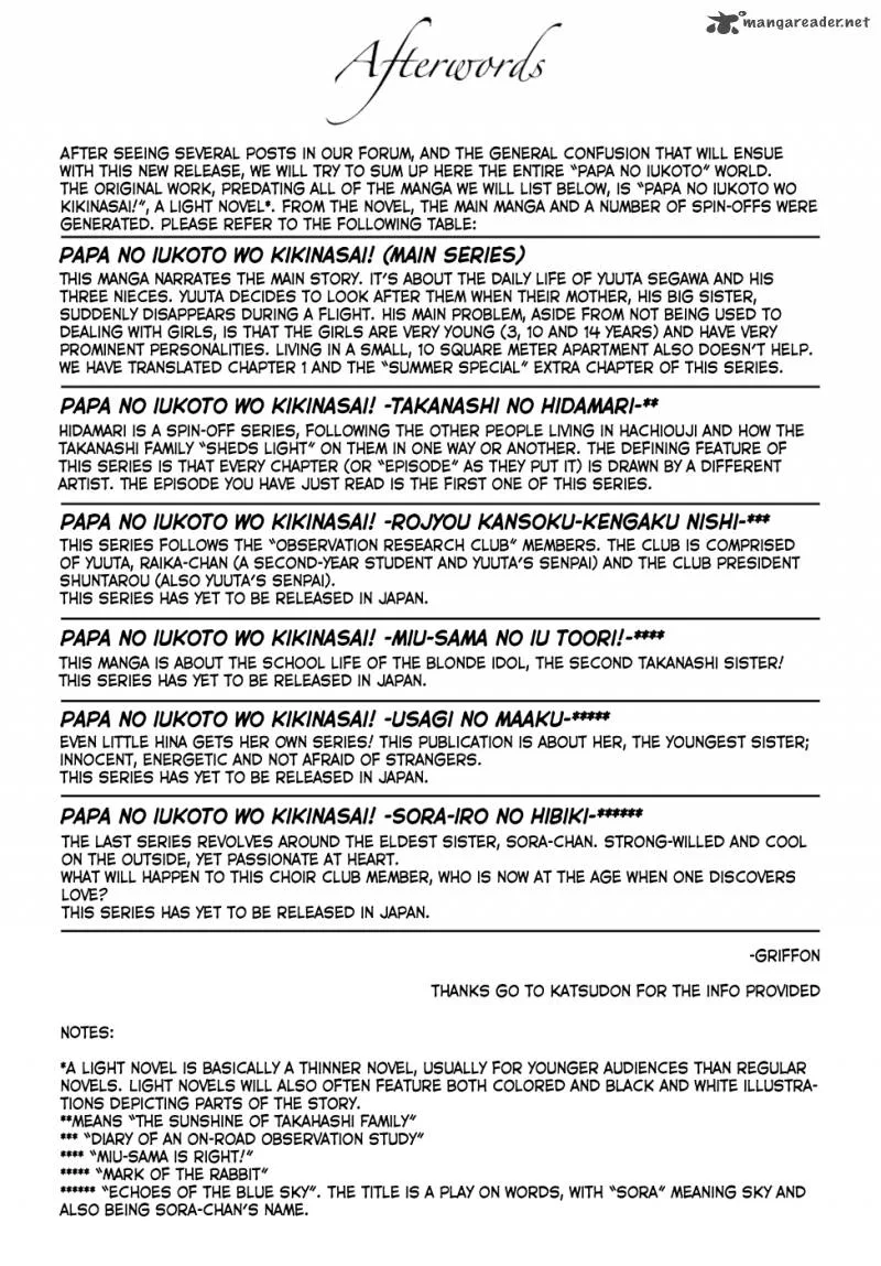 Papa no Iukoto o Kikinasai! - Takanashi no Hidamari Chapter 1 page 35