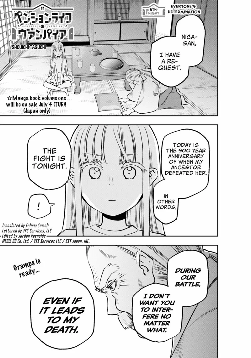 Pension Life Vampire Chapter 8 page 1