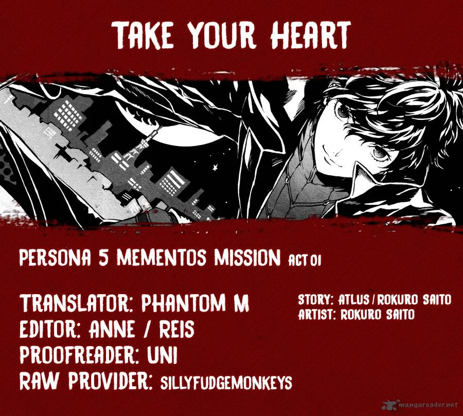 Persona 5 Mementos Mission Chapter 1 page 1