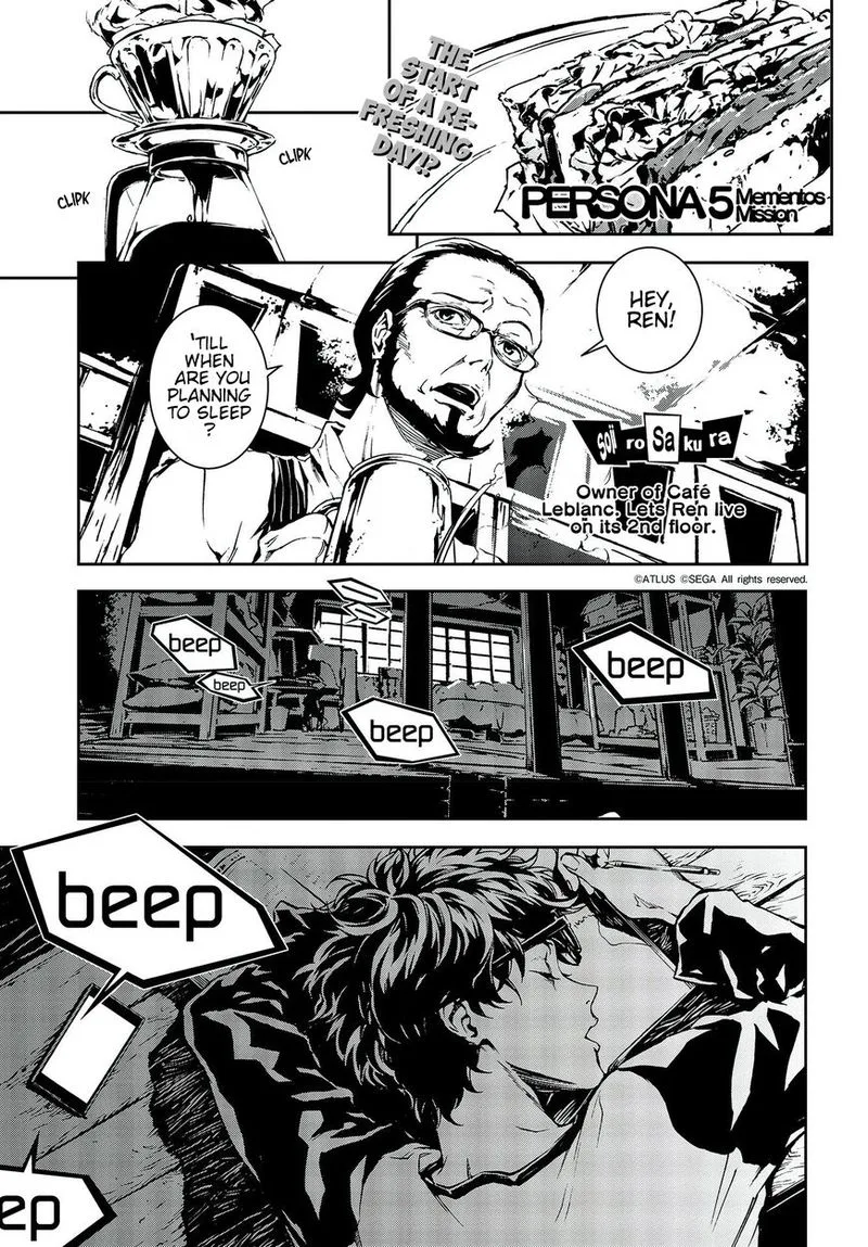Persona 5 Mementos Mission Chapter 5 page 1