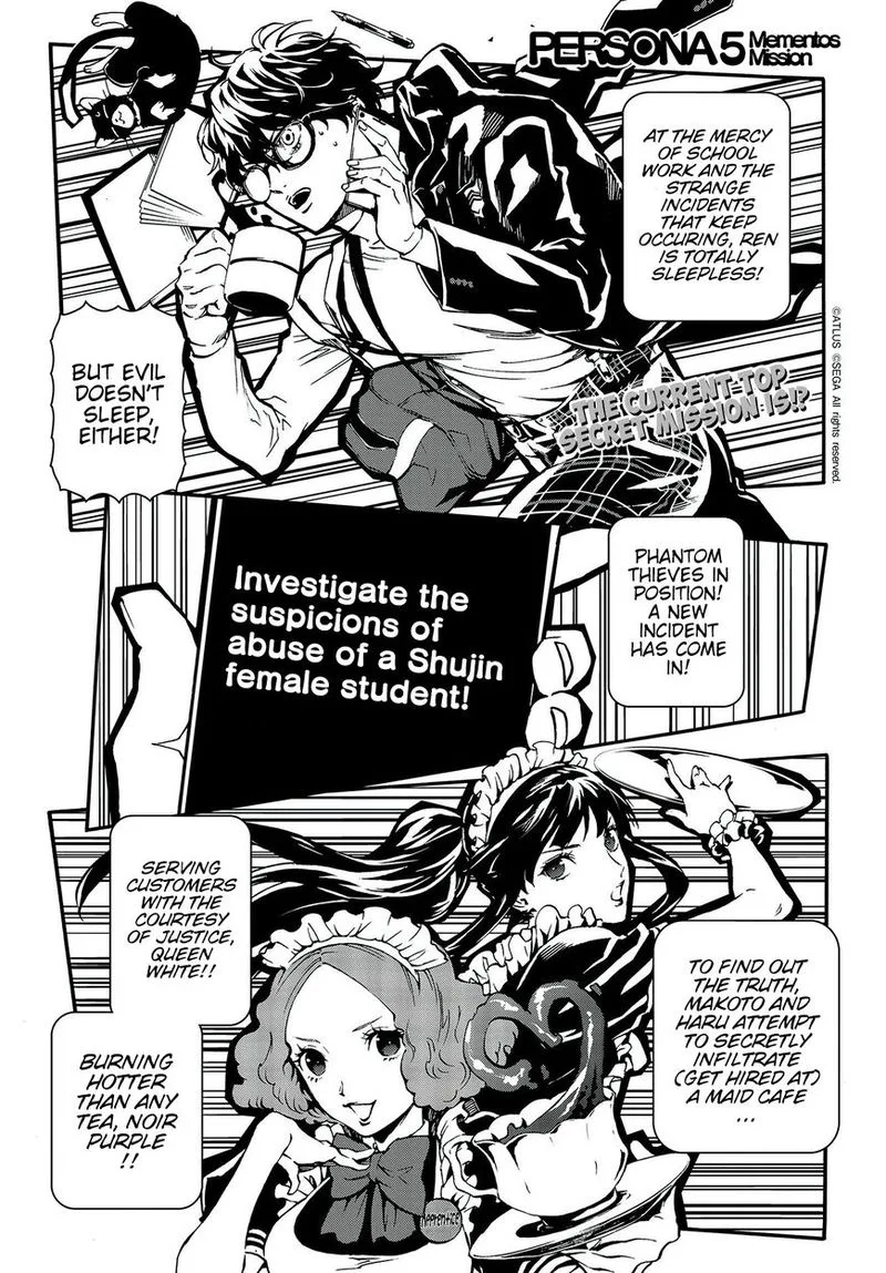 Persona 5 Mementos Mission Chapter 6 page 1