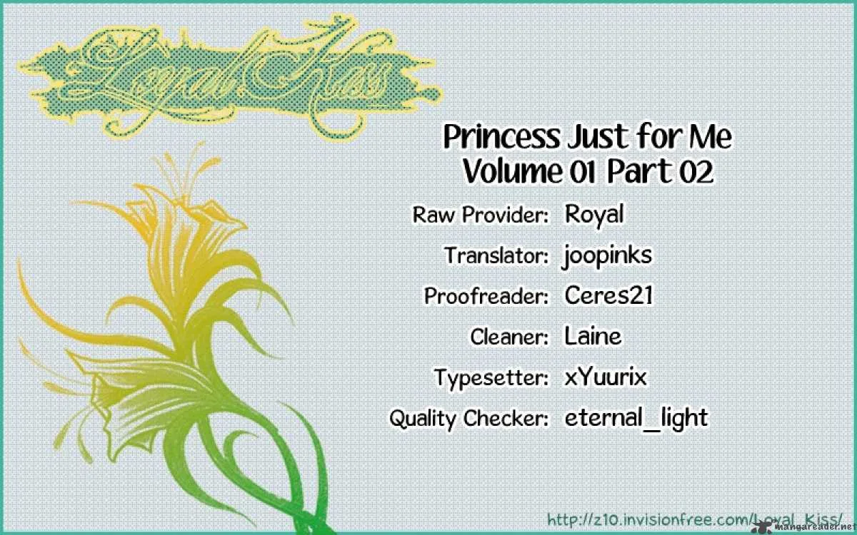 Personalized Princess Chapter 2 page 1