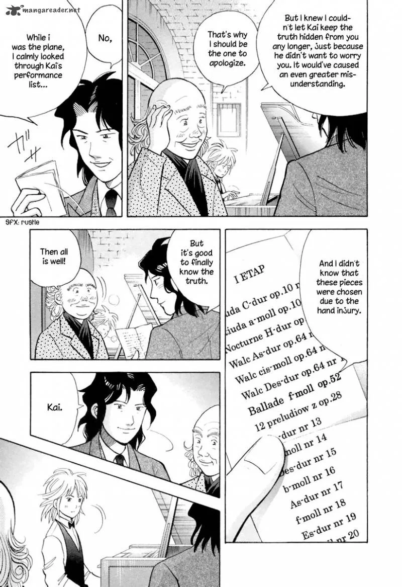 Piano no Mori Chapter 123 page 19
