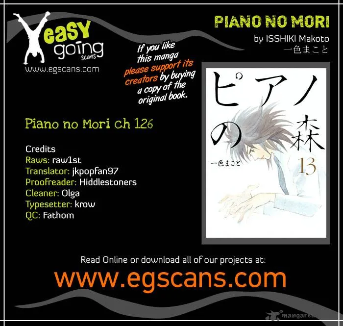 Piano no Mori Chapter 126 page 1