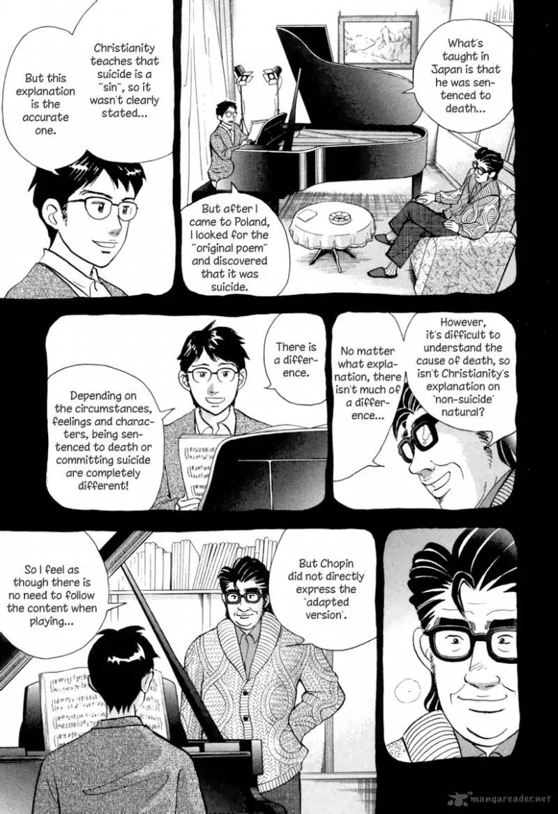 Piano no Mori Chapter 126 page 22
