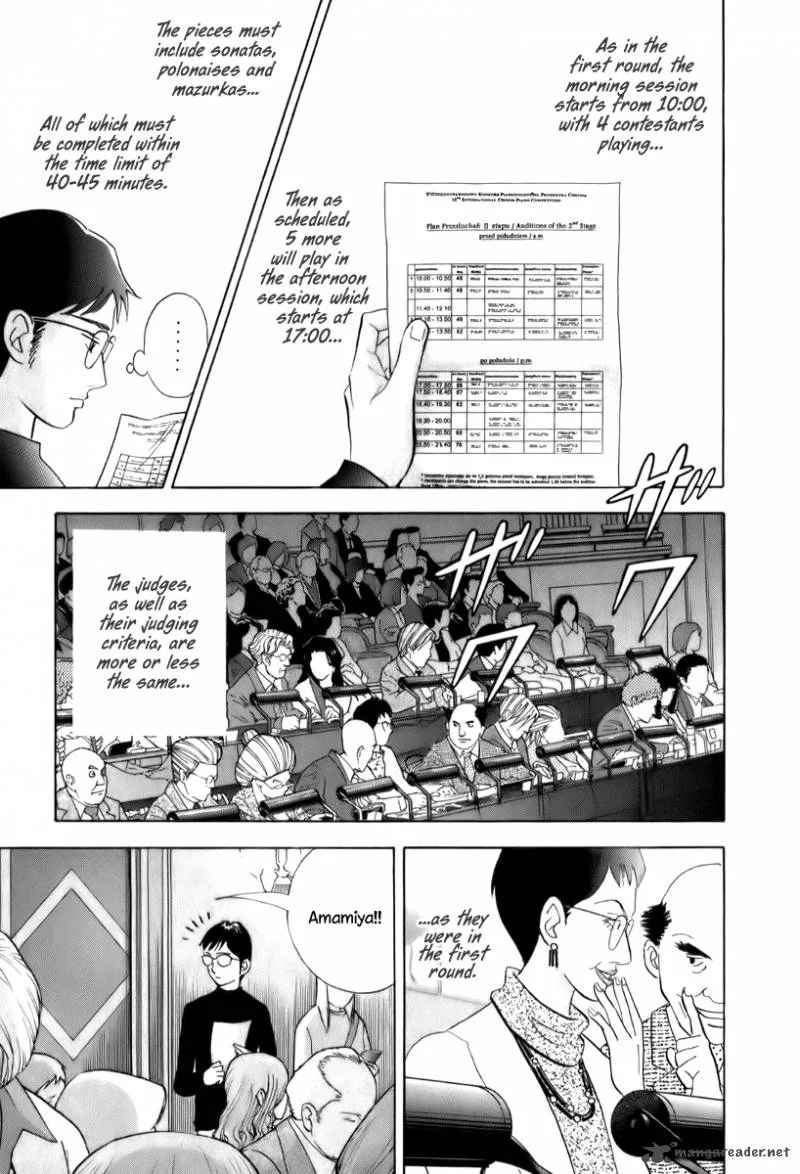 Piano no Mori Chapter 152 page 15