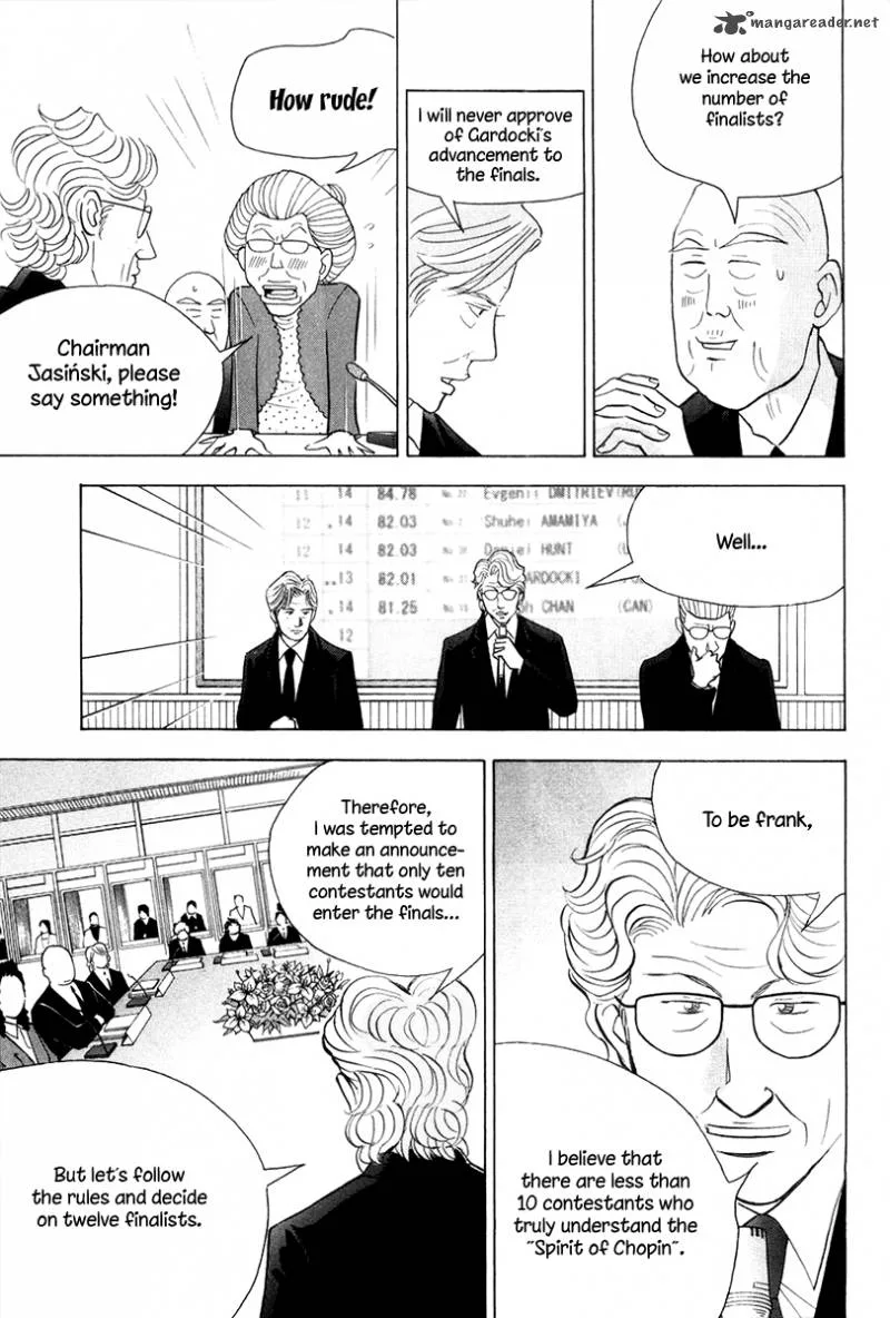 Piano no Mori Chapter 173 page 18
