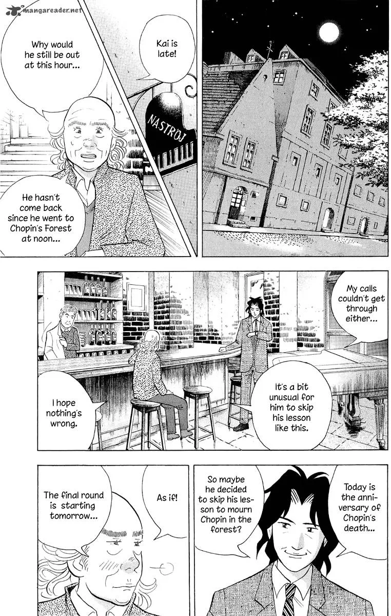 Piano no Mori Chapter 179 page 22