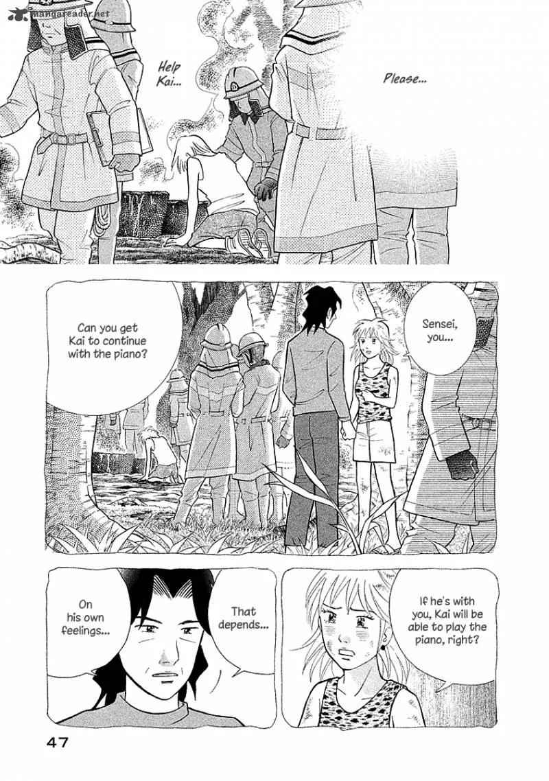 Piano no Mori Chapter 217 page 19
