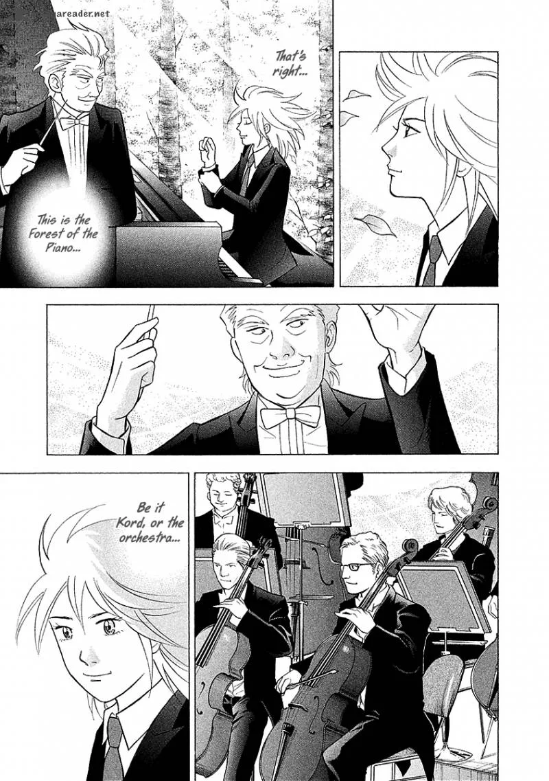 Piano no Mori Chapter 218 page 18