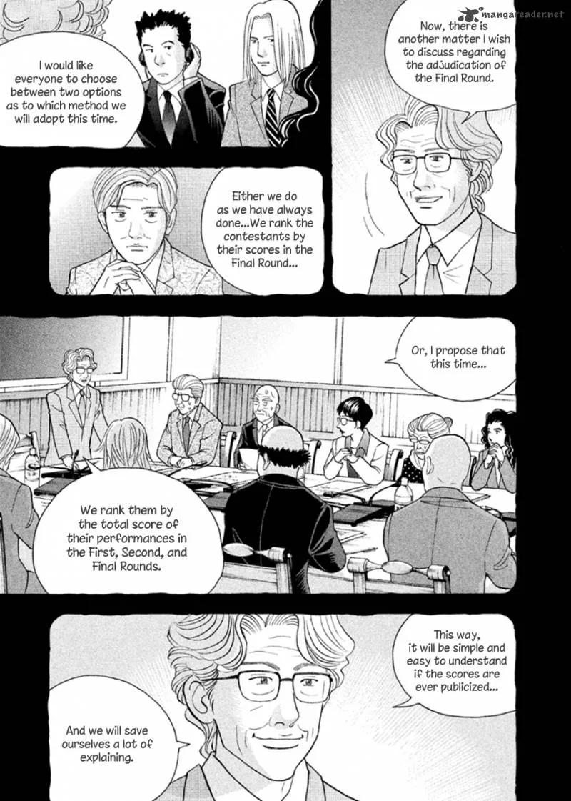 Piano no Mori Chapter 228 page 19