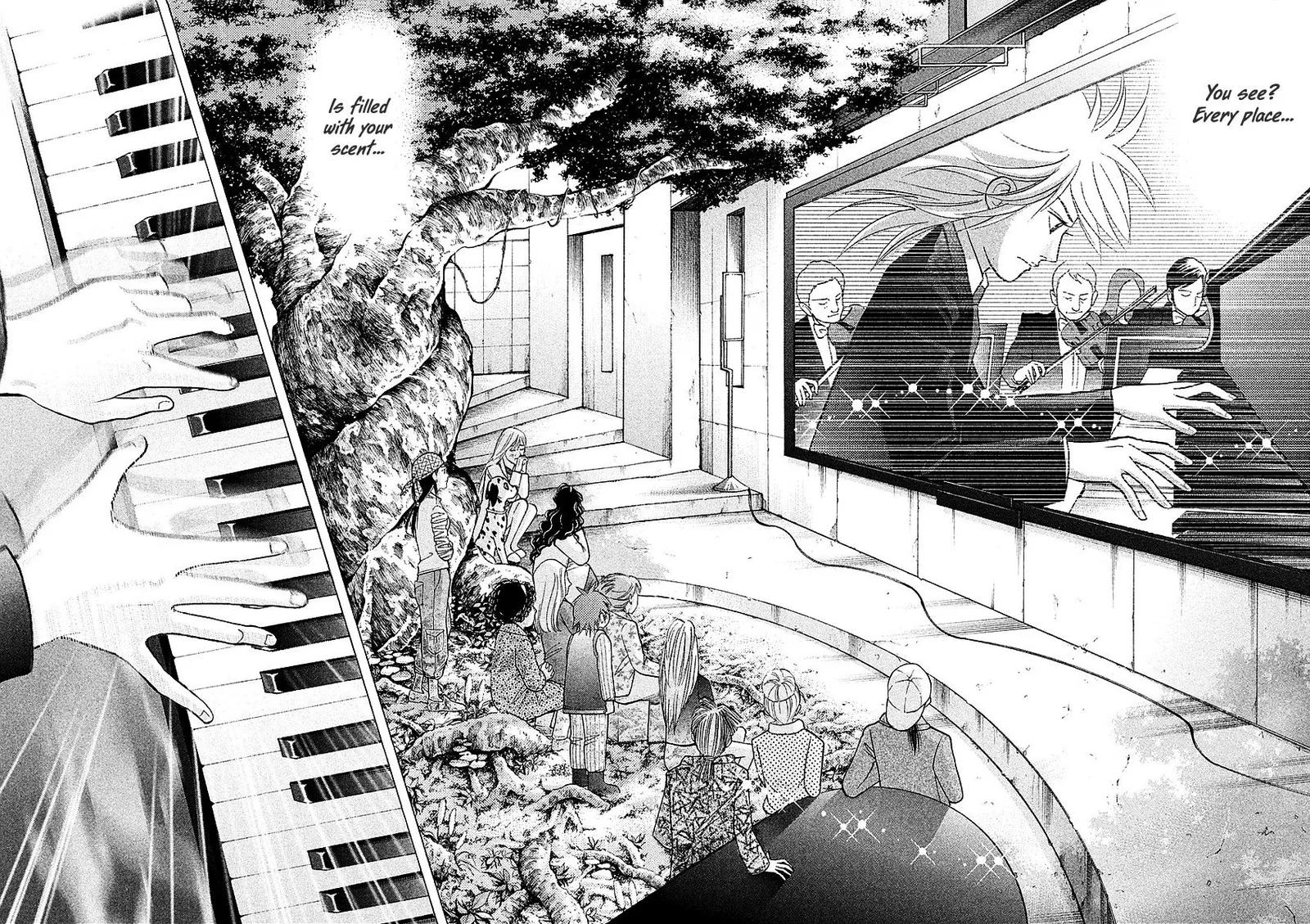 Piano no Mori Chapter 301 page 13