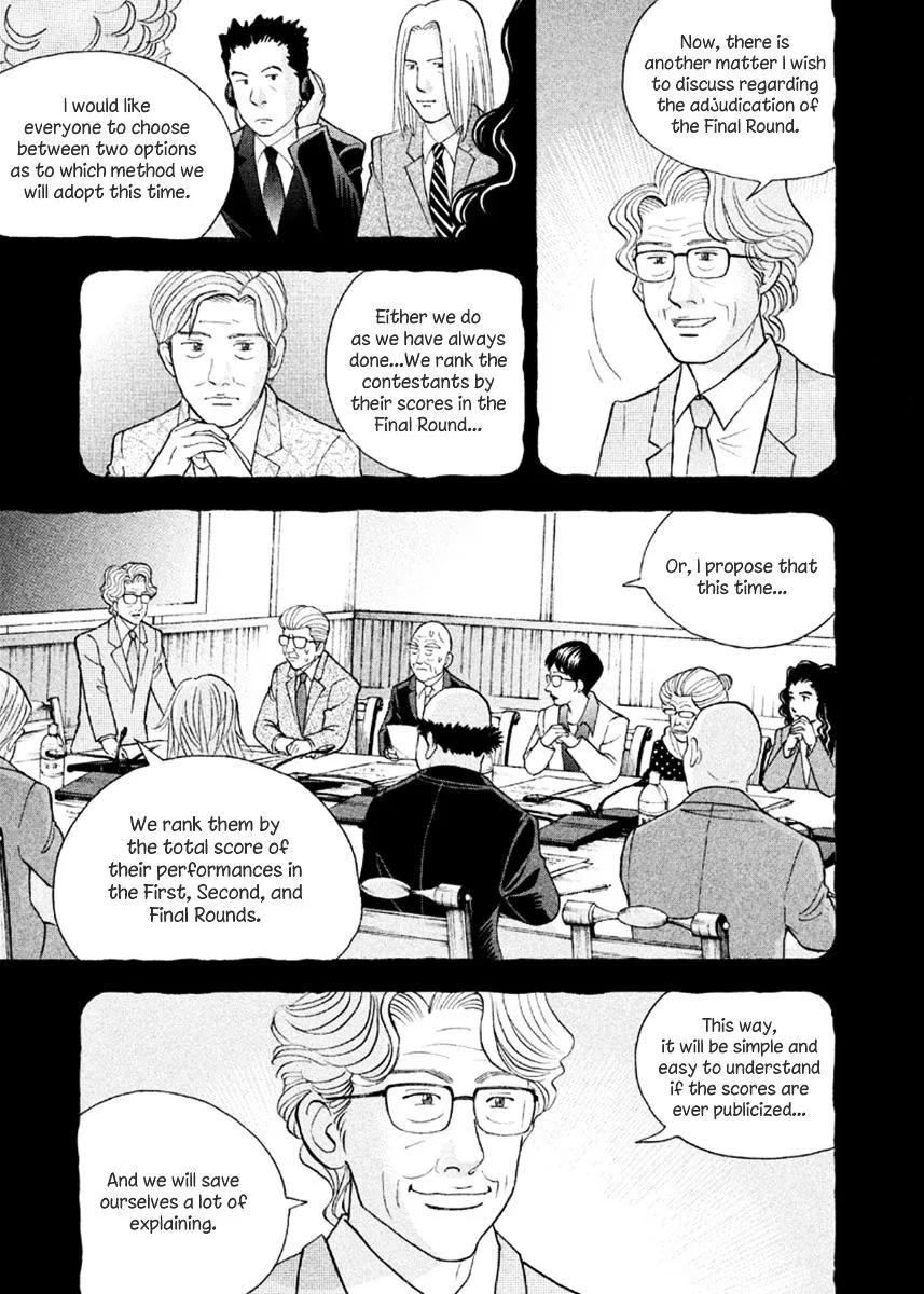 Piano no Mori Chapter 308 page 19