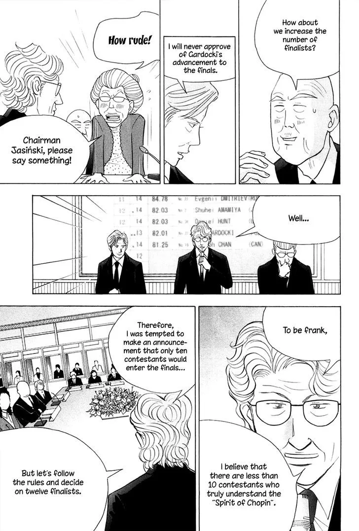 Piano no Mori Chapter 323 page 18