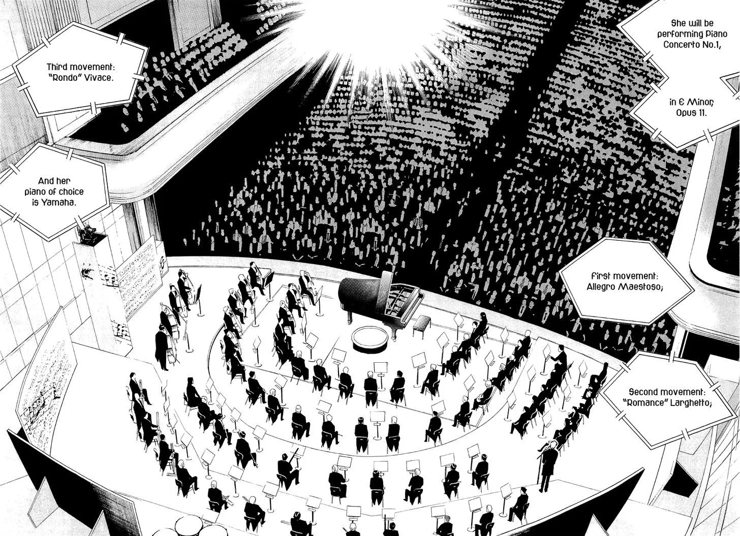 Piano no Mori Chapter 354 page 17
