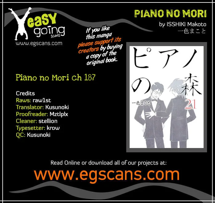Piano no Mori Chapter 357 page 1
