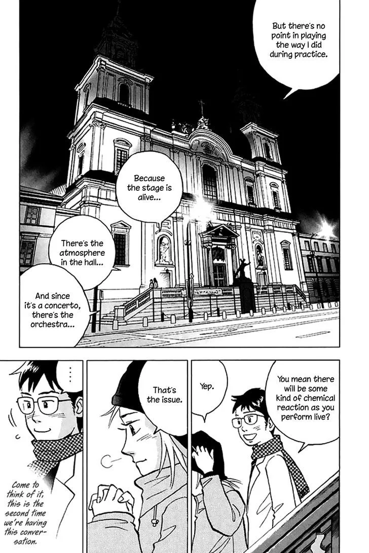 Piano no Mori Chapter 370 page 14