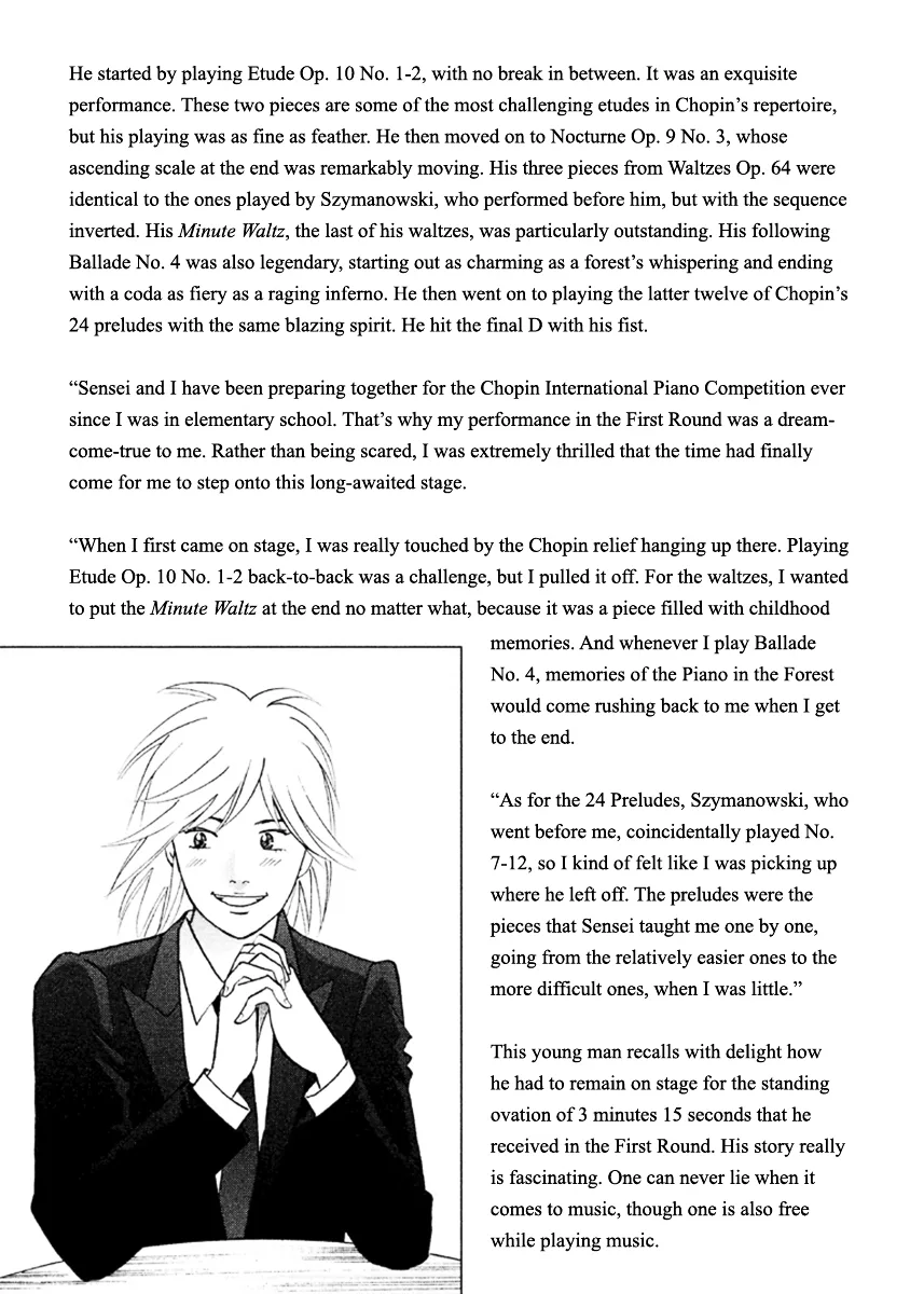 Piano no Mori Chapter 382.5 page 5