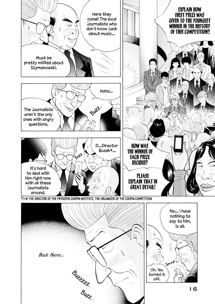 Piano no Mori Chapter 389 page 17