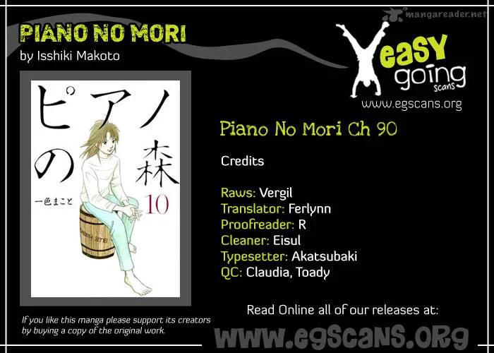 Piano no Mori Chapter 90 page 1