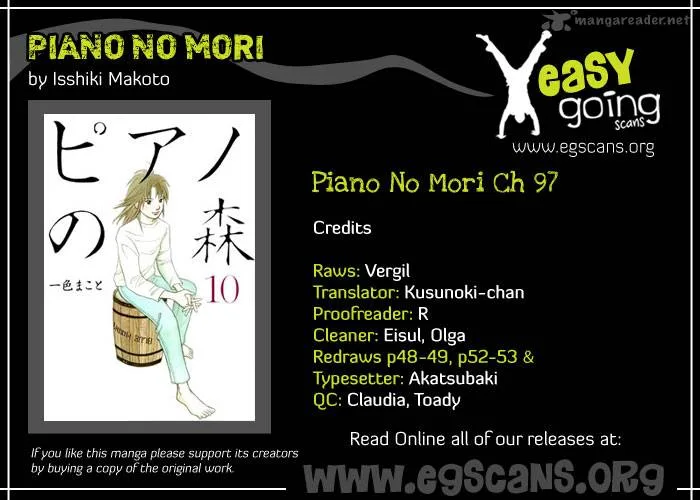 Piano no Mori Chapter 97 page 1