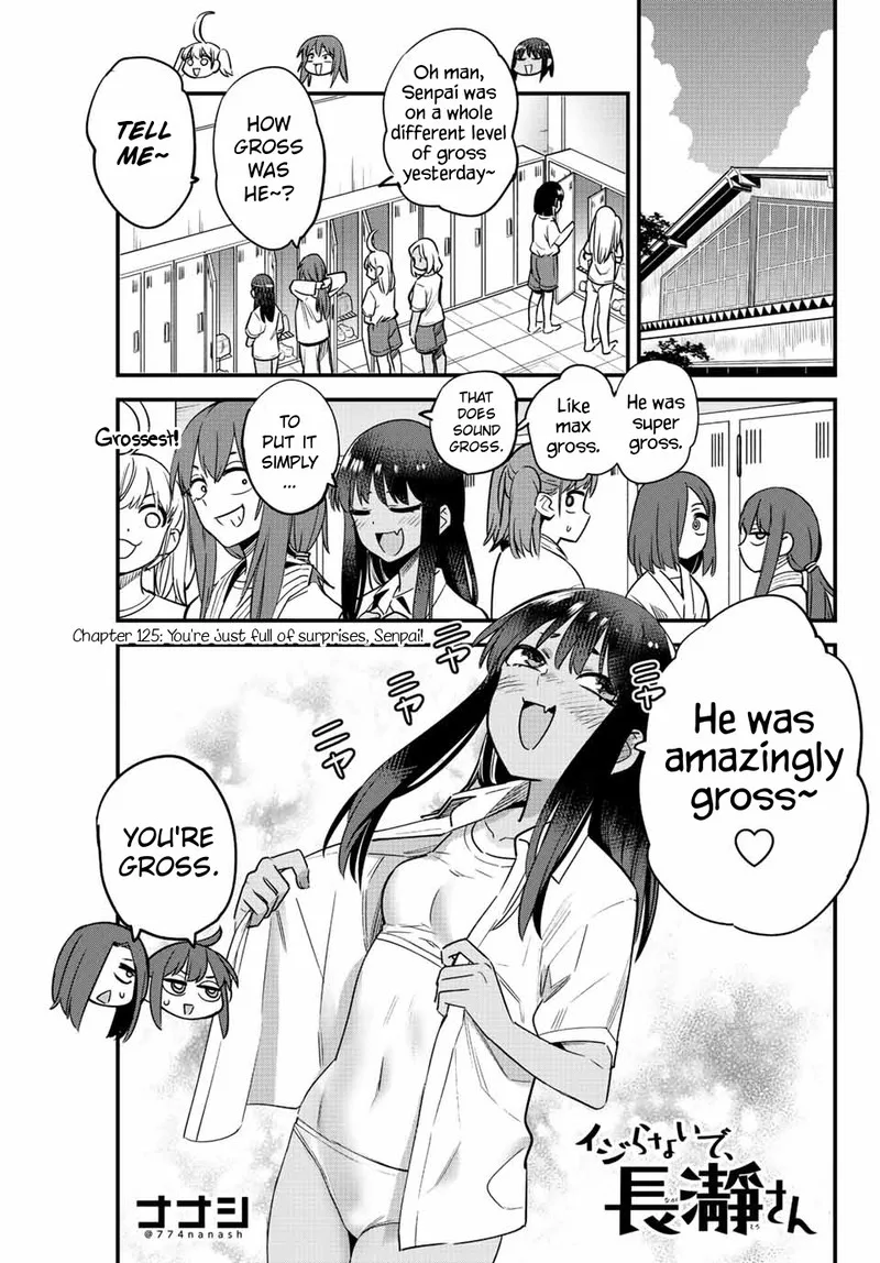Please Don't Bully Me, Nagatoro Chapter 125 page 1