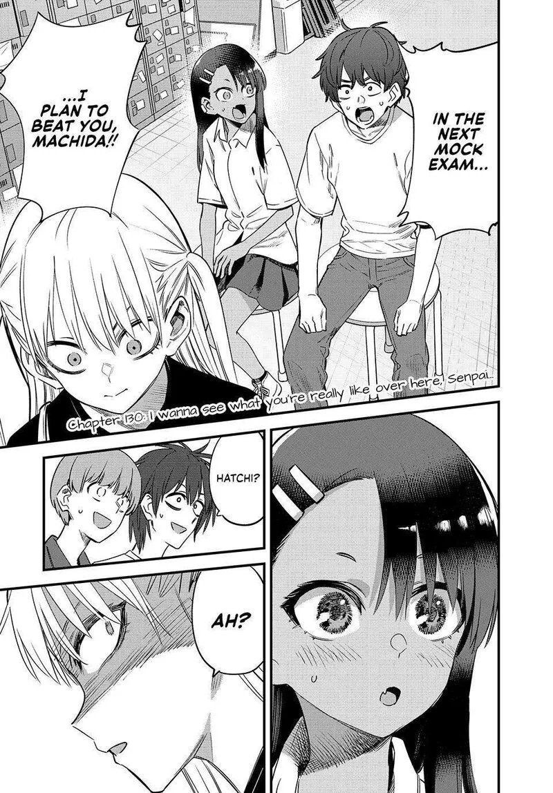 Please Don't Bully Me, Nagatoro Chapter 130 page 1