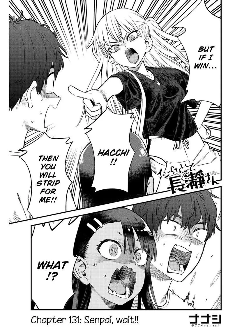 Please Don't Bully Me, Nagatoro Chapter 131 page 1