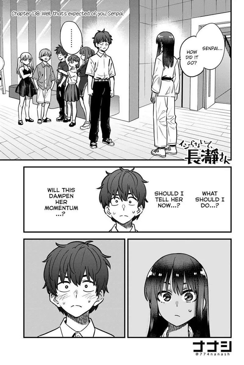 Please Don't Bully Me, Nagatoro Chapter 138 page 1
