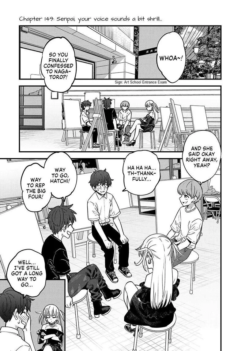 Please Don't Bully Me, Nagatoro Chapter 149 page 1
