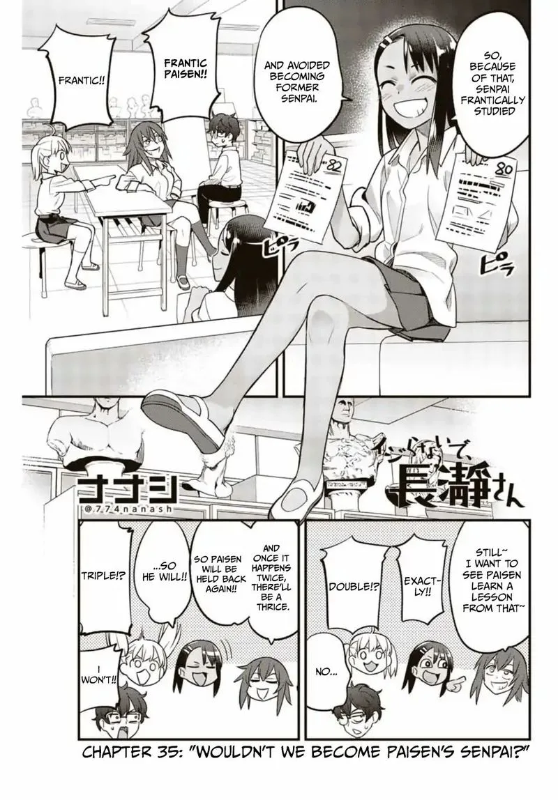 Please Don't Bully Me, Nagatoro Chapter 35 page 1