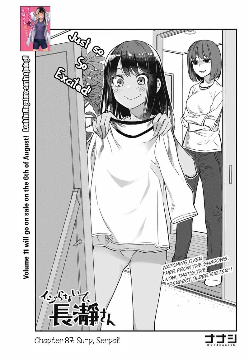 Please Don't Bully Me, Nagatoro Chapter 87 page 1