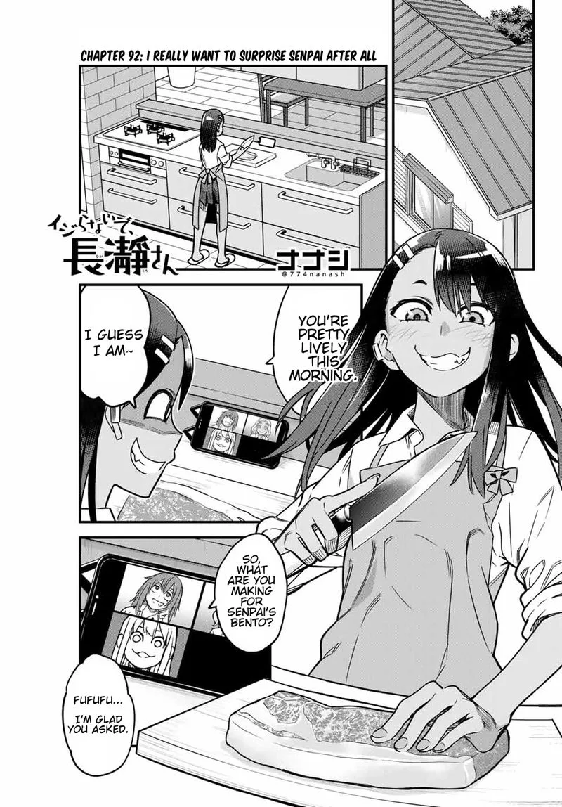 Please Don't Bully Me, Nagatoro Chapter 92 page 1
