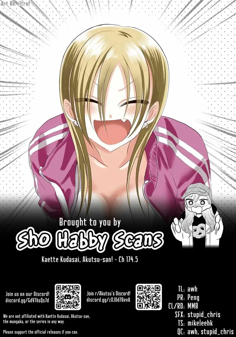 Please Go Home, Akutsu-san! Chapter 174.5 page 3