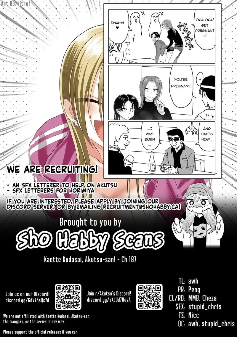 Please Go Home, Akutsu-san! Chapter 187 page 11