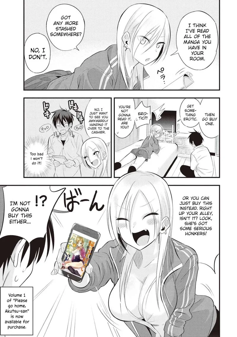 Please Go Home, Akutsu-san! Chapter 38.5 page 1