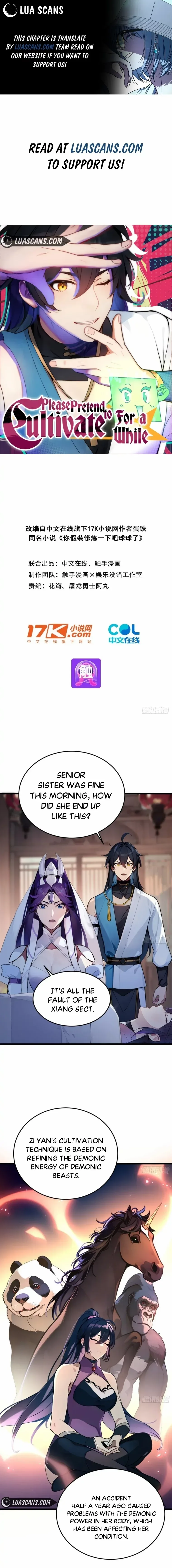 Please Pretend to Cultivate For a While Chapter 3 page 2