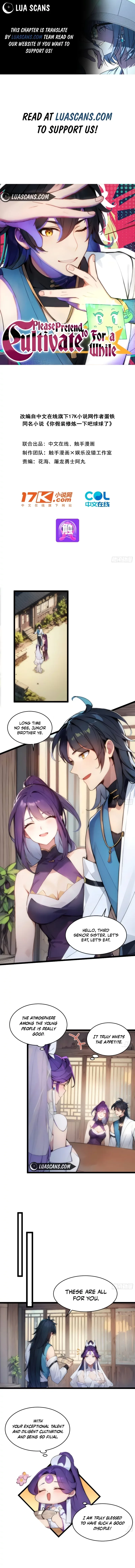 Please Pretend to Cultivate For a While Chapter 8 page 1