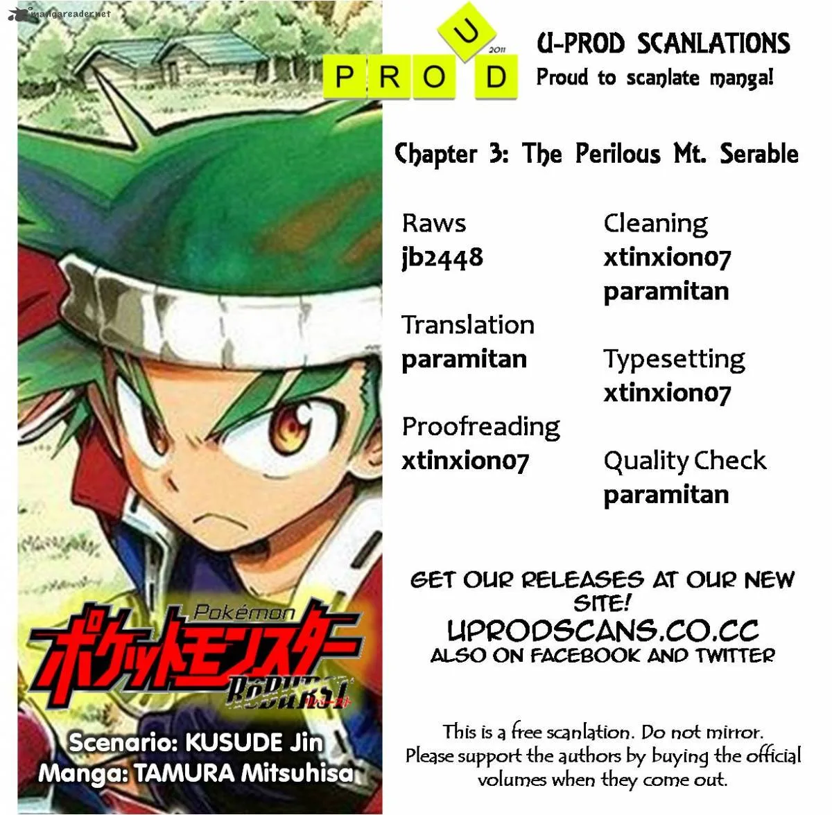 Pocket Monster Reburst Chapter 3 page 1