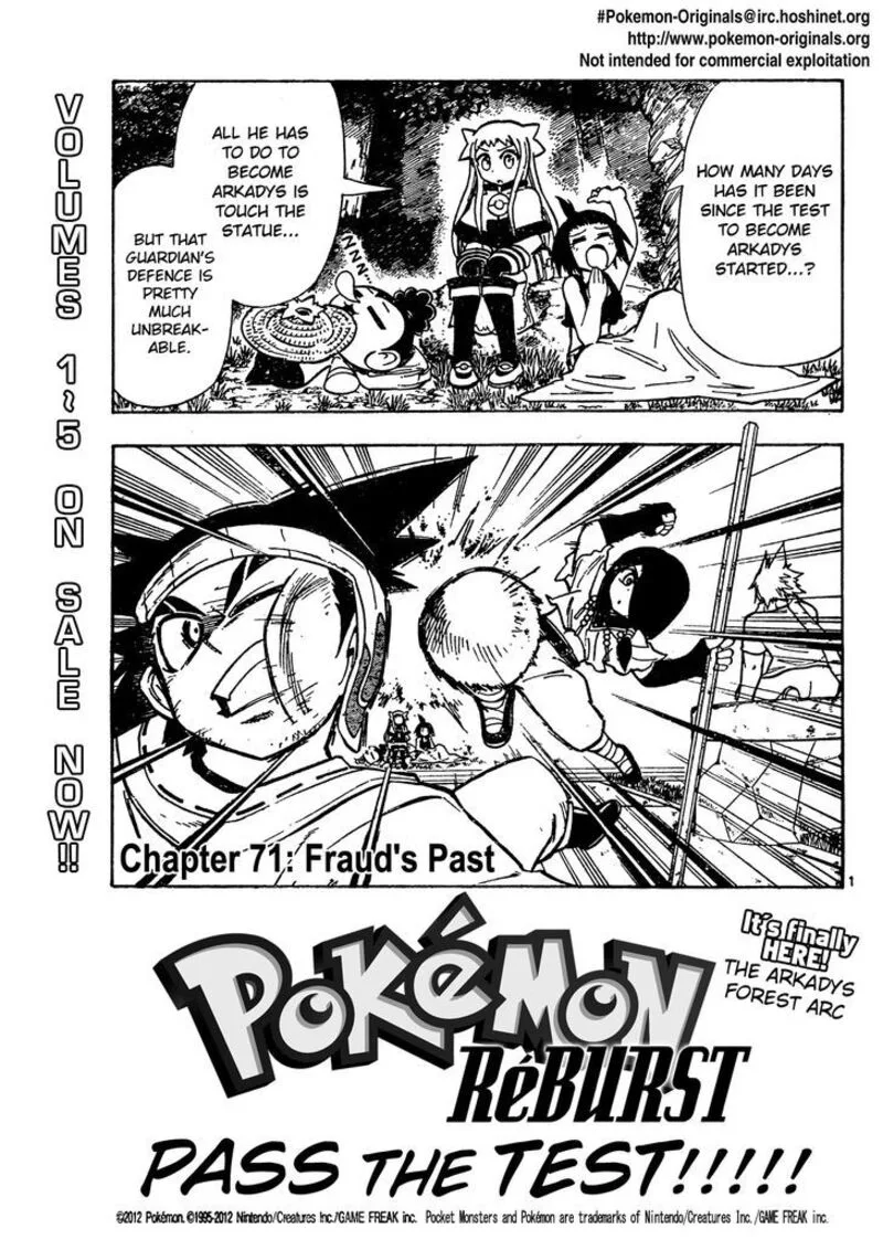 Pocket Monster Reburst Chapter 71 page 1