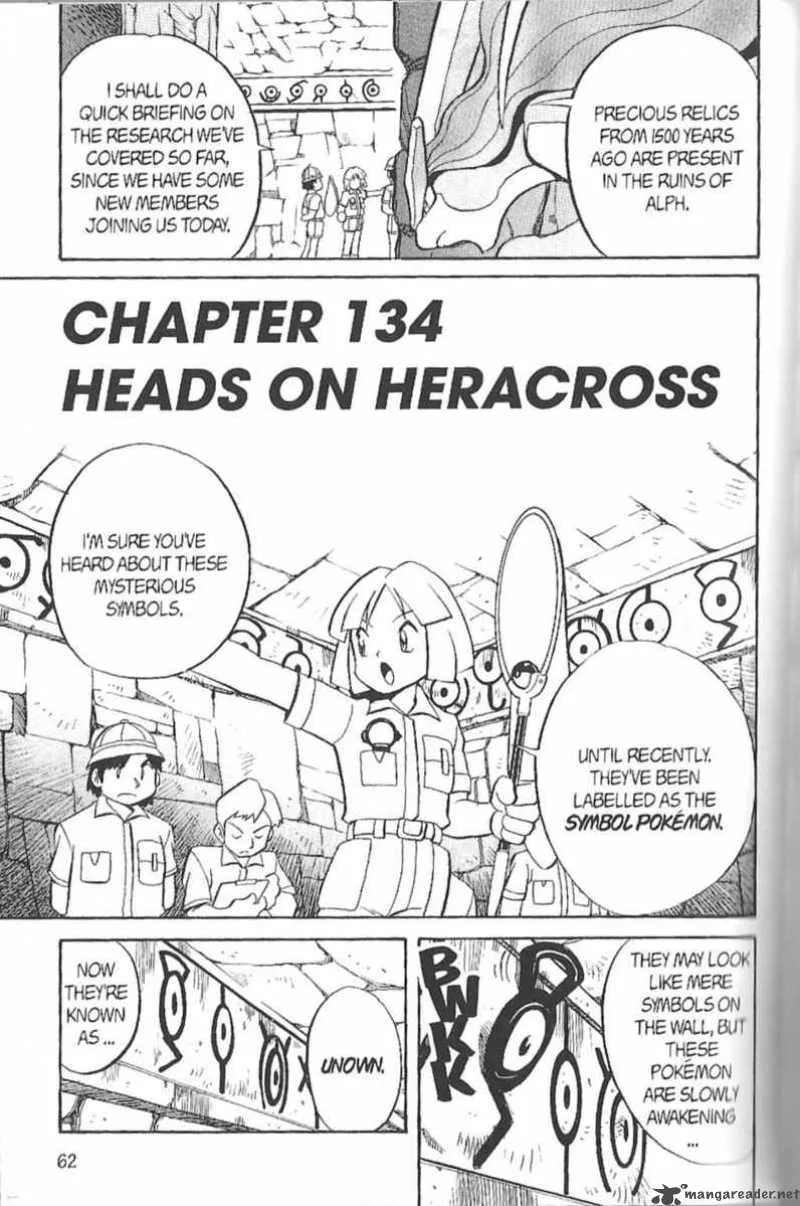 Pokemon Adventures Chapter 134 page 1