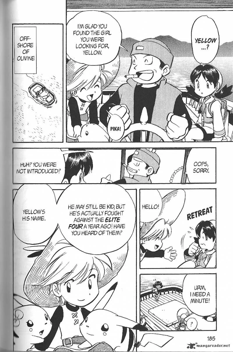 Pokemon Adventures Chapter 142 page 4